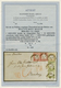 Deutsches Reich - Brustschild: 1872, 18 Kr. Ockerbraun Und Waagerechtes Paar 3 Kr. Kleiner Schild In - Storia Postale