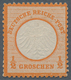 Deutsches Reich - Brustschild: 1872, 1/2 Kreuzer Orange Ungebraucht Mit Falzspur, Doppelt Signiert H - Storia Postale