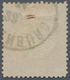 Deutsches Reich - Brustschild: 1872, Großer Schild ½ Gr. Orange Mit Doppelprägung Des Mittelstückes - Storia Postale