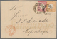 Deutsches Reich - Brustschild: 1872, ½ Groschen Orange MiF Mit 1 Groschen Karmin Entwertet Mit K1 HA - Storia Postale