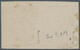 Deutsches Reich - Brustschild: 1872 Großer Schild 2 Gr. Blau + 25 Pfennige Rotbraun Auf Briefstück M - Storia Postale