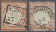 Deutsches Reich - Brustschild: 1872, Großer Schild 2½ Gr. In B-Farbe Lilabraun Und A-Farbe Rötlichbr - Storia Postale