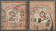 Deutsches Reich - Brustschild: 1874, 2 1/2 Gr Auf 2 1/2 Gr Braunorange Und 9 Kreuzer Auf 9 Kreuzer B - Storia Postale