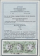 Deutsches Reich - Brustschild: 1874, Ganzsachenausschnitt 1 Kr Gelblichgrün "Großer Brustschild", 3 - Storia Postale