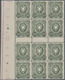 Deutsches Reich - Pfennig: 1880 50 Pf. Oliv Im Zwischensteg-12er-Block Mit Bogenrand Links, Postfris - Nuevos