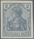 Deutsches Reich - Germania: 1902, Freimarke Germania Deutsches Reich 2 Pf, UNGEZÄHNTES, Allseits Bre - Nuovi