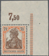 Deutsches Reich - Inflation: 1916 Probedruck 7½ Pf. In Braun Und Orange Auf Papier Mit Wz. Rauten, R - Nuevos