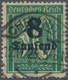 Deutsches Reich - Inflation: 1923 8 Tsd Auf 30 Pf. Auf Papier Mit Wz. 2 "WAFFELN", Perfekt Gestempel - Ongebruikt