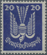 Deutsches Reich - Weimar: 1924, Flugpostmarke: Holztaube (V) 20 Pf Mit Seltenem Liegendem Wasserzeic - Andere & Zonder Classificatie