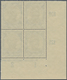 Deutsches Reich - 3. Reich: 1934, "Kolonialfeier" Als Postfrischer Viererblock-Eckrandsatz Links Bzw - Nuovi