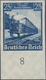 Deutsches Reich - 3. Reich: 1935 'Eisenbahn' 25 Pf. Lilaultramarin, UNGEZÄHNT Mit Bogenrand Unten, F - Ongebruikt