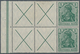 Deutsches Reich - Markenheftchenblätter: 1912, X + 5 Pfg. Germania, Heftchenblatt, Vier Felder Mit A - Postzegelboekjes