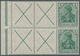 Deutsches Reich - Markenheftchenblätter: 1912, X + 5 Pfg. Germania, Heftchenblatt, Vier Felder Mit A - Postzegelboekjes