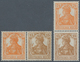 Deutsches Reich - Zusammendrucke: 1916, 7½ + 15 Pfg. Germania, Alle Zusammendrucke Zu Markenheftchen - Se-Tenant