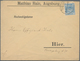 Deutsches Reich - Privatpost (Stadtpost): AUGSBURG: 1897, 2 Pfg. Orange Und Blau Der "Privat- Stadt- - Posta Privata & Locale