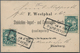 Deutsches Reich - Privatpost (Stadtpost): HAMBURG - Stadtbriefbeförderung: 1887, 2 Pf Dunkelgrün, Zw - Posta Privata & Locale
