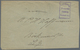 Deutsches Reich - Privatpost (Stadtpost): Hamburg Brief (kleine Mängel) Mit Violettem Stempel Der Pr - Posta Privata & Locale