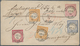 Deutsches Reich - Ganzsachen: 1872, Großer Schild GA-Umschlag 1 Gr. Mit 2x ½ Gr., 1 Gr. Und 2 Gr. Al - Autres & Non Classés