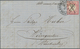 Deutsches Reich - Hufeisenstempel: 1872, Bahnpost-Brief Mit Hds. "Altmünsterol" Und Hufeisenst. "MÜH - Macchine Per Obliterare (EMA)