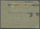Deutsche Post In China - Mitläufer: 1898, 50 Pf Lebhaftrötlichbraun In Mischfrankatur Mit 5 Pf Opalg - China (kantoren)