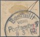 Deutsche Post In China: 1901, 10 Pfg. Germania "REICHSPOST", Dunkelkarminrot Mit Handstempelaufdruck - China (kantoren)