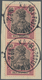 Deutsche Post In China: 1900, 50 Pfg. Reichspost Im Senkrechten Paar Mit Zwei Sehr Klaren Stempeln " - China (kantoren)