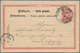 Deutsche Post In Der Türkei - Vorläufer: 1888, 10 Pf Ganzsachenkarte Entwertet Mit K1 Constantinopel - Turkse Rijk (kantoren)