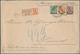 Deutsche Post In Der Türkei: 1898, Freimarken 10 Pa. Auf 5 Pfg., 1 ¼ Pia. Auf 25 Pfg. Und 2½ Pia. Au - Deutsche Post In Der Türkei