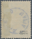 Deutsch-Ostafrika - Britische Besetzung (Mafia): 1915, German 25 H. Fiscal Stamp "STATISTIK DES WARE - Afrique Orientale