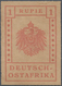 Deutsch-Ostafrika - Besonderheiten: 1916, Nicht Verausgabte 1 R. Graurot Der Missiondruckerei Wuga U - Africa Orientale Tedesca