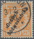 Deutsch-Südwestafrika: 1899, 25 Pfg. Gelblichorange, Entwertet "SWAKOPMUND 3/2 00", Fotoattest Jäsch - Duits-Zuidwest-Afrika