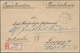 Deutsche Kolonien - Karolinen: 1907, Portofreie Postsache Per Einschreiben/Rückschein Ab "PONAPE KAR - Isole Caroline