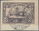 Deutsche Kolonien - Kiautschou: 1905, 1½ Dollar Schwarzgrauviolett Auf Briefstück, Klar Zentrisch En - Kiaochow