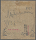 Deutsche Kolonien - Marshall-Inseln: 1899, 3 Pfg. Jaluit-Ausgabe, Hellockerbrraun Auf Briefstück Geb - Isole Marshall