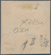 Deutsche Kolonien - Marshall-Inseln: 1899, Freimarke 3 Pf. Olivbraun, Berliner Ausgabe Auf Briefstüc - Isole Marshall