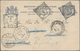 Deutsche Kolonien - Samoa - Besonderheiten: 1904 (22.6.), 7 1/2 Cent GA.-Kte. Niederl. Indien (Bedar - Samoa