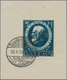 Deutsche Abstimmungsgebiete: Saargebiet: 1920, Freimarke: 5 Mark Blau, SARRE-Bayern Mit Aufdruck-Aba - Gebruikt