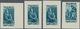Deutsche Abstimmungsgebiete: Saargebiet: 1928, Wohltätigkeitsausgabe Volkshilfe "Gemälde I", 4 Werte - Gebraucht