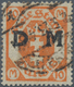Danzig - Dienstmarken: 1923, 10 M Rötlichorange, Wz. X, Zeitgerecht Gestempelt, "echt Und Einwandfre - Andere & Zonder Classificatie
