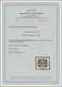 Danzig - Dienstmarken: 1923, 500 Mark Mit Aufdruck " D M" Auf Briefstück Mit Zentrisch Aufgesetztem - Sonstige & Ohne Zuordnung