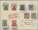 Memel: 1923: Luxus-R-Brief: DR-Mischfrankatur Infla Nr. 333A, 334A, 335A, Neue Währung 3 Pfg., 5 Pfg - Memel (Klaipeda) 1923