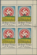 Dt. Besetzung II WK - Dänemark: Dänemark, 1944 (ca.), NSAP Propagandavignette "Hühnengrab" Im Eckran - Besetzungen 1938-45