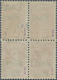 Dt. Besetzung II WK - Estland - Elwa: 1941, 1k Orange Mit Zentrischem Stempel, Im Viererblock, Obere - Occupazione 1938 – 45