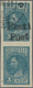 Dt. Besetzung II WK - Estland - Elwa: 1941, 3k Gestempeltes Senkrechtes Paar, Untere Marke Ohne Aufd - Bezetting 1938-45