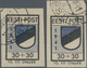 Dt. Besetzung II WK - Estland - Odenpäh (Otepää): 1941, Freimarkenausgabe Wappen, 30+30 Kop., Twei G - Besetzungen 1938-45