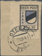 Dt. Besetzung II WK - Estland - Odenpäh (Otepää): 1941, Freimarkenausgabe Wappen, 30+30 Kop. In Type - Bezetting 1938-45