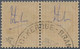 Dt. Besetzung II WK - Frankreich - Dünkirchen: 1940, 2 Fr. Lilarot "Ceres", Waagerechtes Paar Mit Au - Occupation 1938-45
