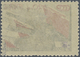 Dt. Besetzung II WK - Litauen - Alsedschen (Alsedziai): 1941, 1 Rbl. "Rote Armee" Mit Aufdruck "Lais - Ocupación 1938 – 45