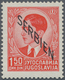 Dt. Besetzung II WK - Serbien: 1941, 1,50 Dinar, Ohne Netzüberdruck, Postfrisch. Michel Nummer 4 F I - Occupazione 1938 – 45