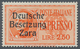 Dt. Besetzung II WK - Zara: 1943, 2.50 Lire Rotorange Eilmarke, Aufdruck In Type II, Postfrisch, Uns - Occupation 1938-45